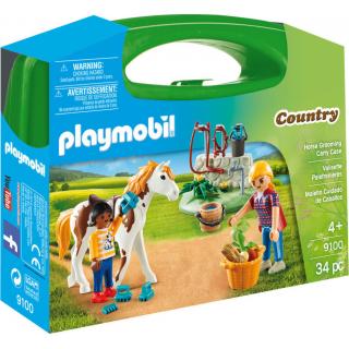 Playmobil Country - 9100 Βαλιτσάκι Φροντίζοντας τα άλογα