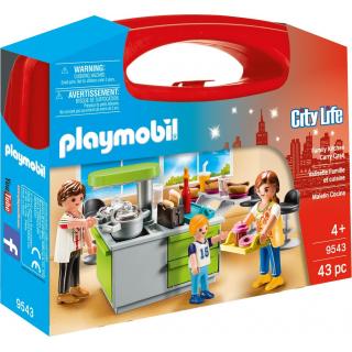 Playmobil City Life - 9543 Maxi Βαλιτσάκι Μοντέρνα Κουζίνα