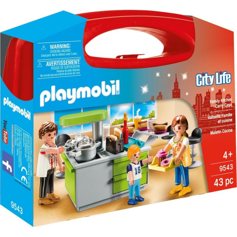Playmobil City Life - 9543 Maxi Βαλιτσάκι Μοντέρνα Κουζίνα