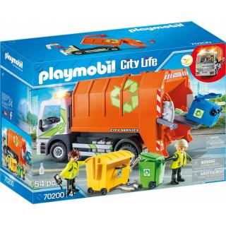 Playmobil City Life - 70200 Φορτηγό Ανακύκλωσης