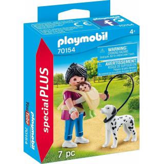 Playmobil Special Plus - 70154 Μαμά με Μωράκι και Σκυλάκι Δαλματίας
