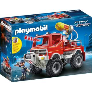 Playmobil - Όχημα Πυροσβεστικής με Τροχαλία Ρυμούλκησης