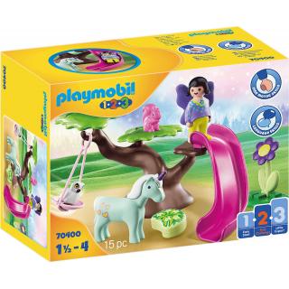 Playmobil 1.2.3 - Νεραϊδούλα και Ζωάκια στην Παιδική Χαρά