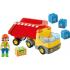 Playmobil 1.2.3 - Ανατρεπόμενο Φορτηγό με Εργάτη