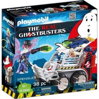 Playmobil Ghostbusters - 9386 Δρ. Σπένγκλερ με Όχημα - Κλουβί