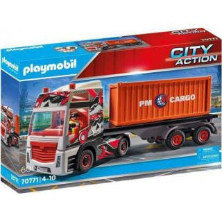 Playmobil City Action - 70771 Φορτηγό Μεταφοράς Container