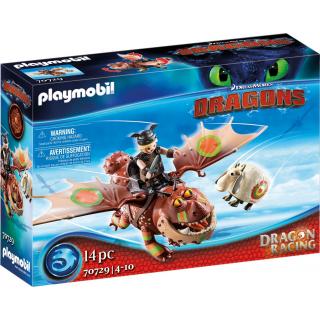Playmobil Dragons - 70729 Λέπιας και Χοντροκέφαλος