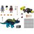 Playmobil Dino Rise - 70627 Τρικεράτωψ με Πανοπλία - Κανόνι και Μαχητές