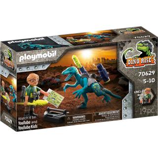 Playmobil Dino Rise - 70629 Δεινόνυχος με τον Θείο Rob