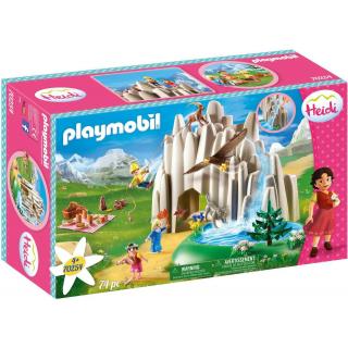 Playmobil Heidi - 70254 Η Χάιντι, ο Πέτερ και η Κλάρα στην Κρυστάλλινη Λίμνη