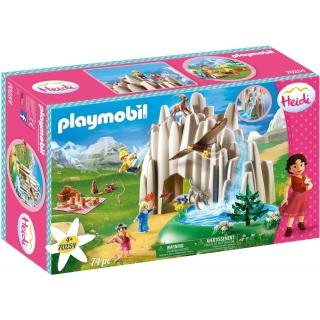 Playmobil Heidi - 70254 Η Χάιντι, ο Πέτερ και η Κλάρα στην Κρυστάλλινη Λίμνη