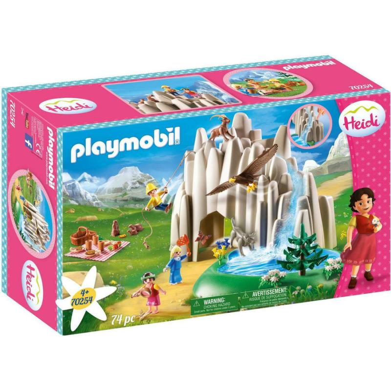 Playmobil Heidi - 70254 Η Χάιντι, ο Πέτερ και η Κλάρα στην Κρυστάλλινη Λίμνη