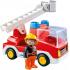 Playmobil 1.2.3. - 6967 Πυροσβέστης με Κλιμακοφόρο Όχημα