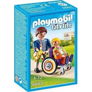 Playmobil City Life - 6663 Παιδί σε Νοσοκομειακό Καροτσάκι