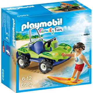 Playmobil Family Fun - 6982 Σέρφερ με Αυτοκίνητο Buggy