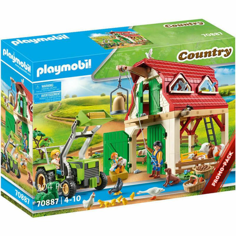 Playmobil - Φάρμα με Ζώα και Τρακτέρ