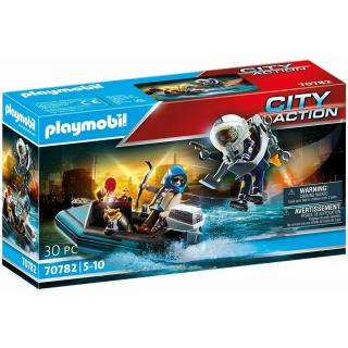 Playmobil - Σύλληψη Ληστή Έργων Τέχνης από Αστυνομικό Jetpack