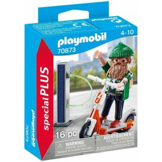 Playmobil - Χίπστερ με Ηλεκτρικό Σκούτερ