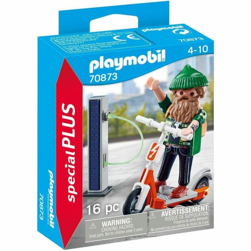 Playmobil - Χίπστερ με Ηλεκτρικό Σκούτερ
