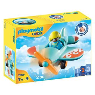 Playmobil 1.2.3 - 71159 Πιλότος με Αεροπλανάκι
