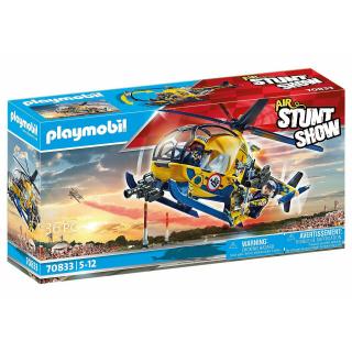 Playmobil Air Stunt Show - 70833 Ελικόπτερο με Κινηματογραφικό Συνεργείο