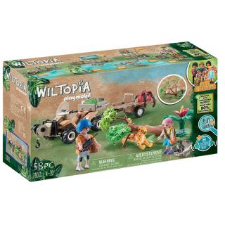 Playmobil Wiltopia - 71011 Φροντιστές Ζώων με Εξερευνητικό Όχημα