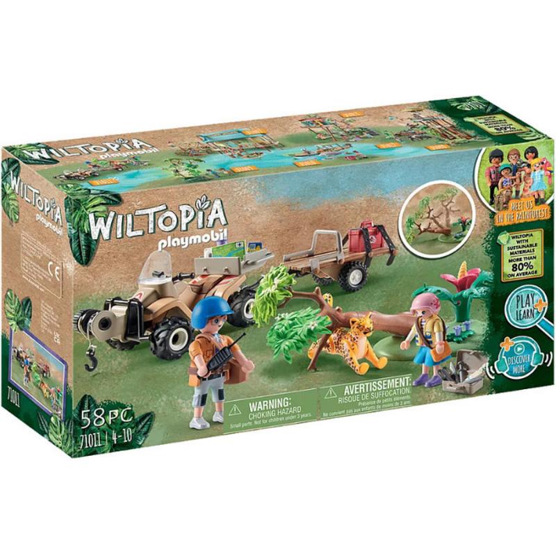 Playmobil Wiltopia - 71011 Φροντιστές Ζώων με Εξερευνητικό Όχημα