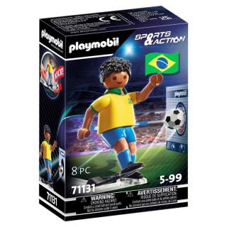 Playmobil Sports & Action - 71131 Ποδοσφαιριστής Εθνικής Βραζιλίας