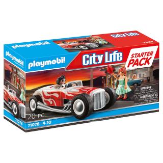 Playmobil City Life - 71078 Starter Pack Ζευγάρι με Vintage Αυτοκίνητο