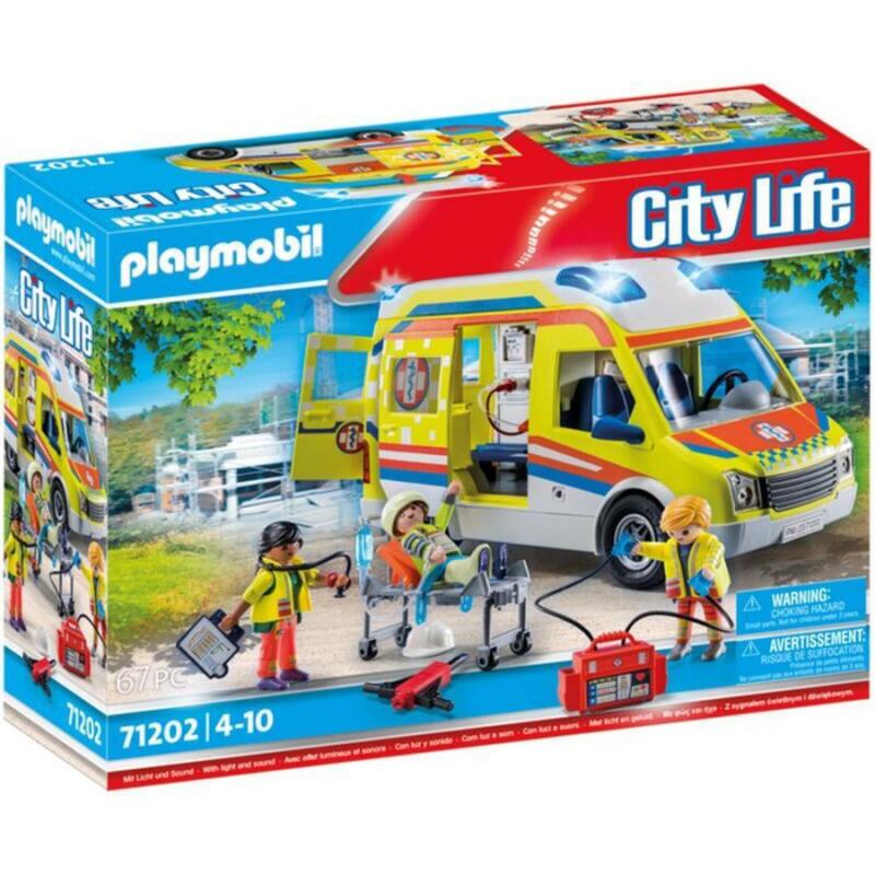 Playmobil City Life: 71202 Ασθενοφόρο με Διασώστες