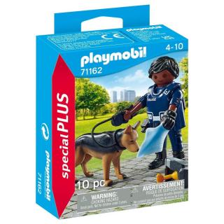 Playmobil City Action - 71162 Αστυνομικός με Σκύλο-Ανιχνευτή