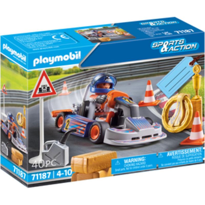 Playmobil Sports & Action - 71187 Gift Set Αγώνας Go-Kart