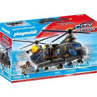 Playmobil City Action - 71149 Ελικόπτερο Ειδικών Δυνάμεων με δύο Έλικες