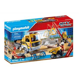 Εργοτάξιο με Ανατρεπόμενο Φορτηγό - City Action - 70742 Playmobil
