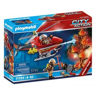 Playmobil City Action - 71195 Ελικόπτερο Πυροσβεστικής