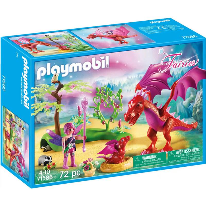Playmobil Fairies - 9134 Δρακομαμά με το Μωρό της