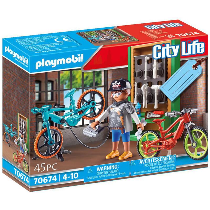 Playmobil - Gift Set Συνεργείο ποδηλάτων