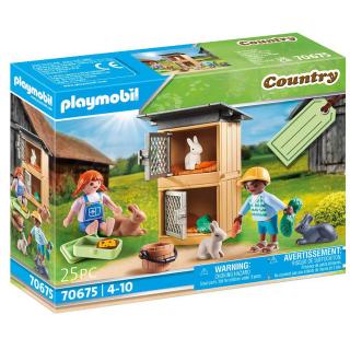 Playmobil - Gift Set Ταΐζοντας τα Κουνελάκια