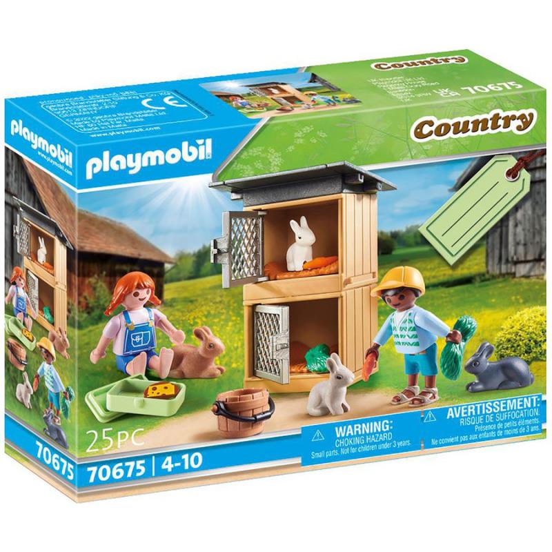 Playmobil - Gift Set Ταΐζοντας τα Κουνελάκια