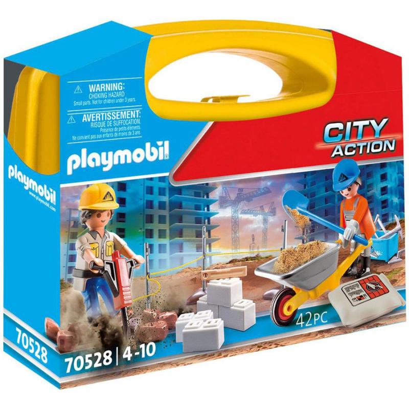 Playmobil - Maxi Βαλιτσάκι Τεχνικά Έργα