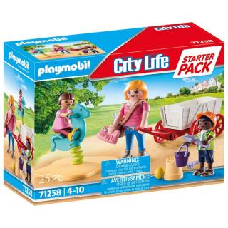Playmobil Starter Pack City Life - 71258 Νηπιαγωγός με Παιδάκια και Καροτσάκι
