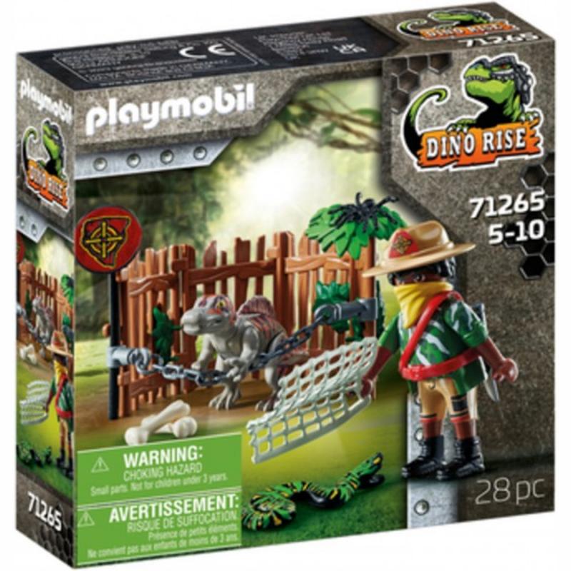 Playmobil Dino Rise - 71265 Μωρό Σπινόσαυρος και Λαθροκυνηγός