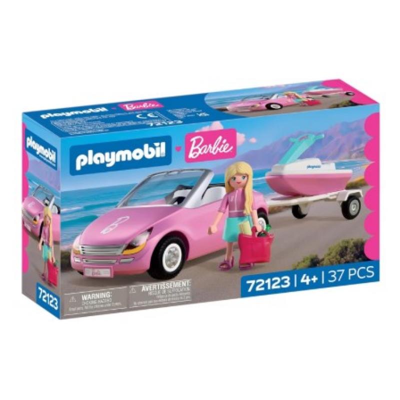 Playmobil x Barbie: 72123 Κάμπριο με Θαλάσσιο Jet