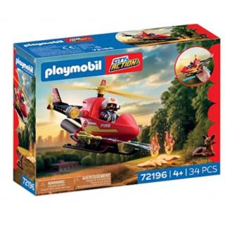 Playmobil City Action - 72196 Ελικόπτερο Πυροσβεστικής