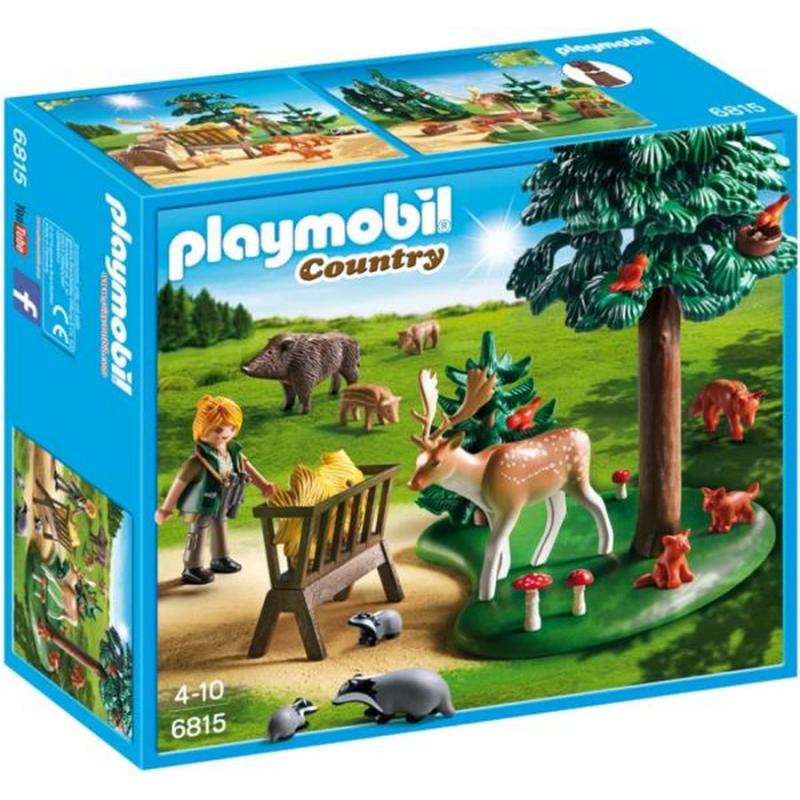 Playmobil Country - 6815 Δασοφύλακας με Ζώα Δάσους