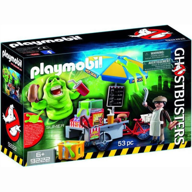 Playmobil Ghostbusters - 9222 Γλίτσας και Πωλητής Hot Dog
