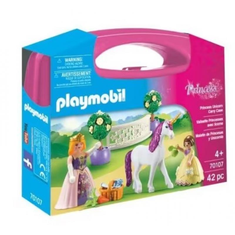 Playmobil Princess: 70107 Maxi Βαλιτσάκι Πριγκίπισσες με Μονόκερο