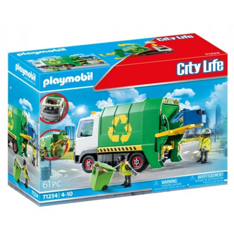 Playmobil City Life: 71234 Όχημα Συλλογής Ανακυκλούμενων Απορριμάτων