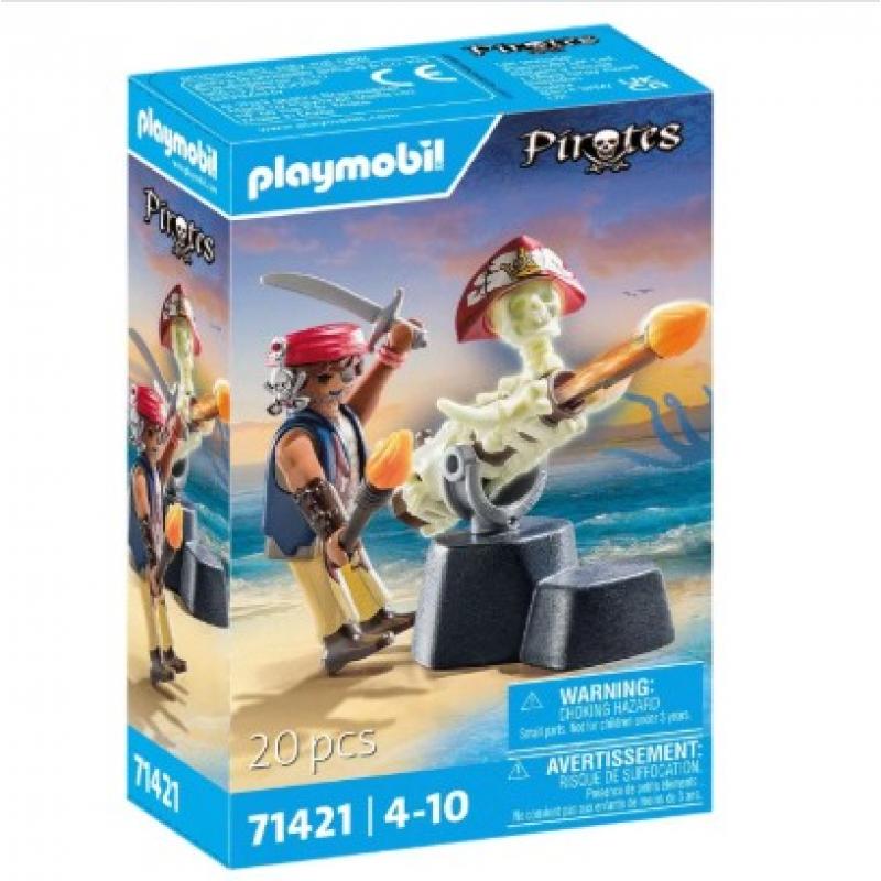 Playmobil Pirates: 71421 Πειρατής με Κανόνι