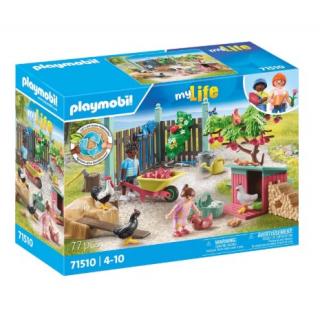 Playmobil My Life: 71510 Κήπος Εξοχικού Σπιτιού με Κοτέτσι